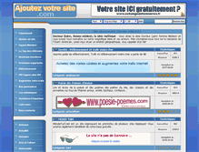 Tablet Screenshot of ajoutezvotresite.com